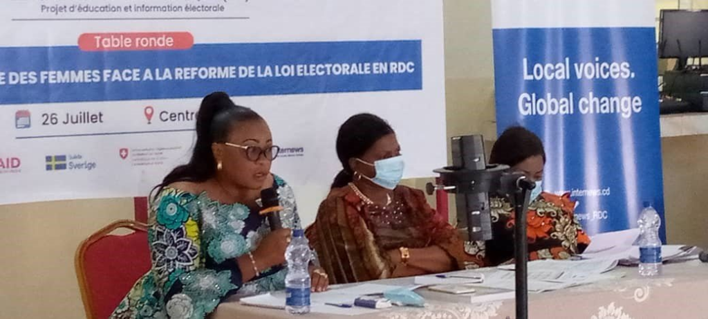 Lubumbashi :  Table ronde sur la participation politique de la femme face à la réforme électorale
